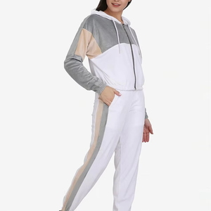 Conjunto Deportivo de Invierno para Mujer, Tallas Grandes, Ropa Deportiva de Moda, Informal, para Correr, Color Sólido, Alta Calidad y Personalizable - Product Image 4