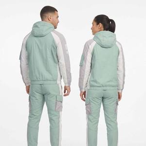 Veste coupe-vent en nylon à prix d'usine, ensemble doublé en mesh, résistant à l'eau, logo personnalisé pour vêtements streetwear homme - Product Image 5