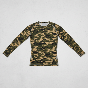 Rashguard de Alta Calidad para Hombre, Manga Larga, para Entrenamiento, Deportes Acuáticos, Deportes al Aire Libre, Secado Rápido, Tela de Poliéster y Nailon - Product Image 1