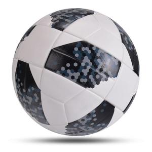 Nouveau style tendance, ballon de football personnalisé, taille 5, léger, durable, en cuir PU, cousu à la main, ballon d'entraînement - Product Image 4