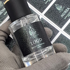 High End Foil Stamp Embossed UV Printed Waterproof Bottle <b>Stickers</b> Luxury Fragrance Custom Silver Chrome Foil Perfume Lotion - Product Image 1
