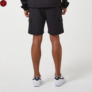 <b>Men</b> Solid Color Cargo <b>Shorts</b> Elastic Waist Quick Dry Breathable <b>Bermuda</b> <b>Short</b> Casual Outdoor Wear Windbreaker <b>Shorts</b> - Product Image 3