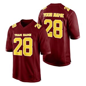Maillot de football américain respirant en tissu mesh sportif, motif personnalisé, anti-rétrécissement, impression vinyle sur mesure - Product Image 5