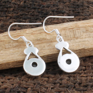 Boucles d'oreilles en quartz fumé naturel en gros, clous d'oreilles en argent sterling 925 avec pierre précieuse marron pour femmes, bijoux fins, prix d'usine - Product Image 6