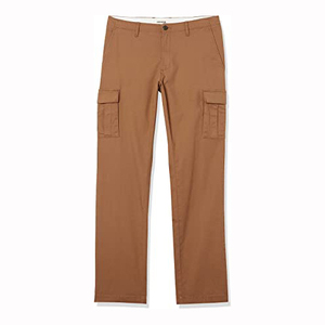 Men's Casual Straight Cargo <b>Pants</b>-Durable Breathable <b>Waterproof</b> 100% Cotton Fabric Multi-Pocket Design Mid Waist <b>Work</b> Travel - Product Image 2