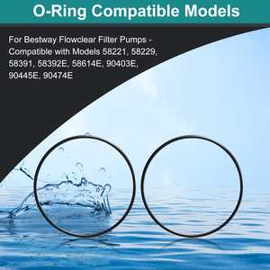 Junta tórica P61733/P6025 compatible con accesorios para piscinas <span class=keywords><strong>Bestway</strong></span> Flowclear, junta de repuesto para <span class=keywords><strong>bomba</strong></span> de filtro de piscina (2 piezas) - Product Image 6