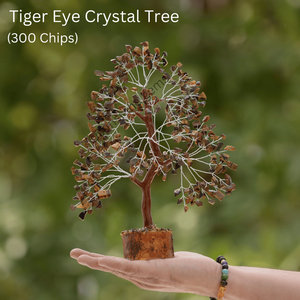 Árbol de la Vida de Cristal de Ojo de Tigre al por Mayor, 300 Cuentas, Piedras Curativas de Gemas, Árbol de Cristal Grande, Decoración de Árbol de Cristal de 7 Chakras - Product Image 2