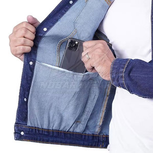 Stylish Jeans Winter <b>Jacket</b> For <b>Men</b> <b>Warm</b> Inner Lining Street Style Outfit Perfect For Daily Use Modern Fashion Look - Product Image 6