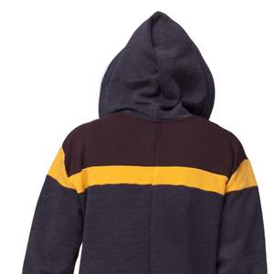 Combinaison polaire à capuche respirante pour homme, avec fermeture éclair, motif uni, pour l'automne et l'hiver, vente en gros - Product Image 4