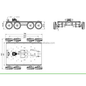 Chasis de Robot Industrial con Tracción en las 8 Ruedas, Suspensión Independiente, Evitación de Obstáculos y Absorción de Impactos para Automatización - Product Image 4