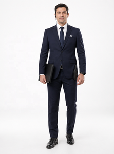 Uniformes de stewardess pour hommes en viscose sur mesure à manches longues |   OEM ODM |   Uniforme du superviseur des services VIP premium pour passagers à l'aéroport - Product Image 1