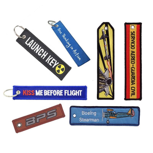 Porte-clés brodé personnalisé, cadeau personnalisé, porte-clés, autres bijoux - Product Image 1