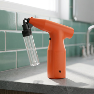 IKZARSA Aerógrafo Eléctrico Portátil de Alimentación por Gravedad de 0.3mm, Pistola de Decoración de Pasteles Recargable por USB, Velocidad Ajustable, Material ABS - Product Image 2