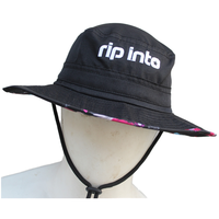 Topi Bucket Denim Bordir Custom Berkualitas Tinggi, Musim Panas, Dewasa, Santai, Travel, Pantai, Memancing, Bersepeda, 100% Katun