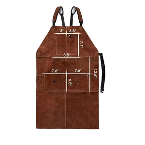 Nuevo Delantal de Chef de Manga Corta Unisex, Transpirable, Cómodo y de Alta Calidad, Delantales de Cuero de Manga Corta Cómodos - Product Image 6