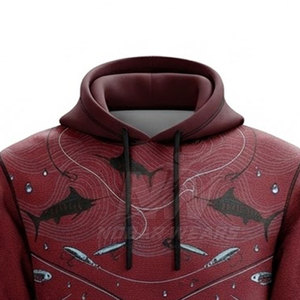 Sudaderas con Capucha para Pesca con Protección Solar, Ropa Deportiva de Manga Larga para Pesca, Camping, Senderismo, Navegación y Recreación Acuática - Product Image 6