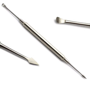 JACKBILLY Kit de Microcirugía Oral Dental Manual de Acero Inoxidable 7 Piezas: Elevador Perióstico, Retractor de Mejillas, Pinzas de Precisión - Product Image 2