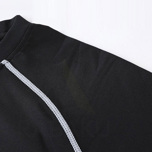 Servicio OEM, Venta al por Mayor, Camisetas de Secado Rápido para Jiu-Jitsu, Fitness y Natación, con Logotipo Personalizado, Manga Larga, para Hombre, Rashguard de BJJ - Product Image 5