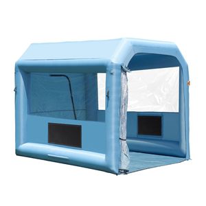 Cabina di Verniciatura Gonfiabile Portatile 9.8 X 8.2 X 8.2 ft con Potente Soffiatore da 550W e Sistema di Filtraggio dell'Aria per la Cottura - Product Image 6