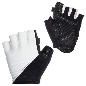 Gants de vélo sans doigts avec languette de dégagement rapide, gants de cyclisme en tissu anti-humidité avec fermeture élastique au poignet - Product Image 1