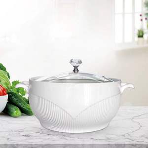 Cacerola de Acero Inoxidable con Acabado de Cobre Premium y Tapa de Cúpula, Plato de Servir de Lujo, Calentador de Alimentos Decorativo - Product Image 6