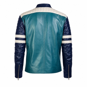 Cheap Price Men Genuine <b>Leather</b> <b>Jacket</b> High Street Comfortable Regular Fit Men <b>Leather</b> <b>Jackets</b> With <b>Long</b> Sleeves Winter Wear - Product Image 2