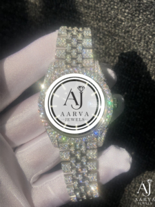 AARVA JEWELS นาฬิกาข้อมือผู้หญิงสุดหรู ระบบควอตซ์ Miyota ตัวเรือนสแตนเลส ขนาด 30 มม. สายแบบผีเสื้อ แฟชั่นเครื่องประดับพร้อมวันที่ - Product Image 3