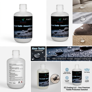 EZ Coating LLC Nano Textile Waterproofing Liquid 1000ml Concentrate Transparent <b>Spray</b> Coating for <b>Fabric</b> and Furniture - Product Image 4