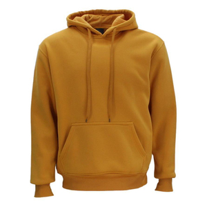 เสื้อฮู้ดผู้ชายสีคอรัล ทรงปกติ ผ้าฟลีซคอตตอน สไตล์ลำลอง สำหรับฤดูใบไม้ร่วง สีพื้น มีกระเป๋า ดีไซน์แบบถัก - Product Image 4