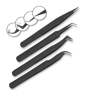 Customized Color & Design <b>Smooth</b> Grip Eyelash Tweezers Lightweight to Prevent Hand Fatigue for Lash Extension - Product Image 3