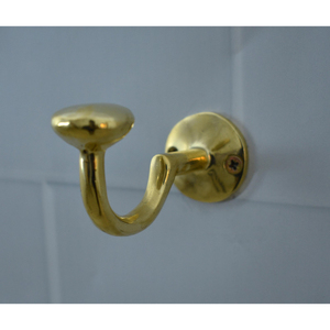 Simple Design Towel Clothes Hanger Bathroom <b>Hook</b> Brass Wall <b>Hooks</b> Multifunctional Style Durable Handmade Modern <b>Hook</b> & <b>Rails</b> - Product Image 4