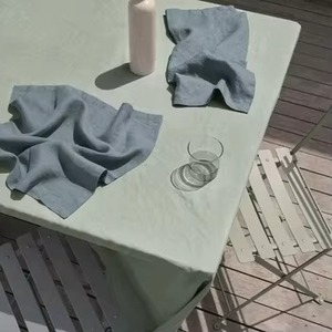 Handmade Premium Quality Cotton <b>Tablecloth</b> Sage Green Modern Style for Home Kitchen and Party Wedding Events <b>Tablecloth</b> - Product Image 2