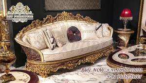 Juego de muebles de madera de teca clásica para el hogar, conjunto de muebles tallados a mano para sala de estar, estilo europeo - Product Image 3