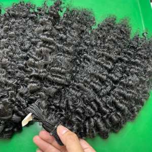 CDYHAIRVN Cheveux Birmans Bouclés Jerry Curl Body Wave 100% Naturels en Lots, Donneur Unique, Sans Mélange, Sans Silicone, 8-40 Pouces, Prix Usine - Product Image 2