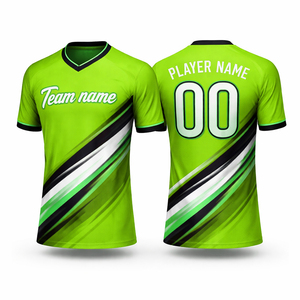 Nouveau style de maillot de football personnalisé, maillot de football entièrement imprimé, maillot de football par sublimation, t-shirts de sport pour hommes - Product Image 5