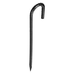 Picchetti in Acciaio Zincato da 12 Pollici per Lavori Pesanti con Gancio a J e Punta a Scalpello HRB500 Resistenti alla Ruggine - Product Image 1