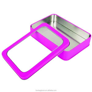 SUNSHINE <span class=keywords><strong>Crayon</strong></span> Tabac Cookie Or Argent Blanc Boîte <span class=keywords><strong>en</strong></span> fer blanc Rond Aliments Cookie Métal Haut Fond Boîte Fenêtre Couvercle Charnière Boîtes <span class=keywords><strong>en</strong></span> fer blanc - Product Image 2