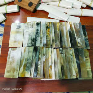 Plato Decorativo de Cuerno Blanco Hecho a Mano, Plato Natural para Servir y Exhibir a Precio Económico - Product Image 2