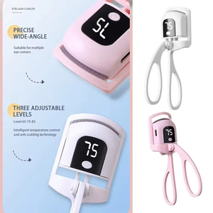 <b>Eyelash</b> <b>Curler</b> Professional USB Rechargeable <b>Heated</b> <b>Eyelash</b> <b>Curler</b> with LCD Display Portable Makeup Tool Beauty <b>Eyelash</b> <b>Curler</b> - Product Image 1