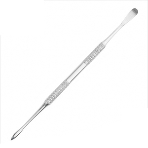 Stainless Steel Mixing Spatula Single End Satin Bright <b>Polished</b> Dental Cement and Double End Lab <b>Wax</b> Spatula - Product Image 5
