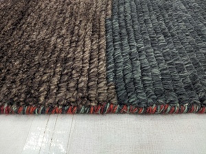 Ocean Art Collection Premium Quality Wool/Cotton Kilim Handknotted Cut Pile Rug Eco-Friendly Washable Medium Thick Medallion - Product Image 2