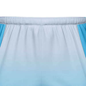 Men's Color Blocked Board <b>Shorts</b> Quick Dry Elastic Waist Mid Rise Solid Blue Swimwear Casual <b>Shorts</b> - Product Image 6