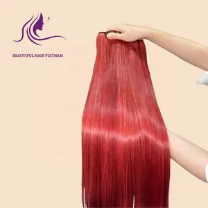 Strong Bone Straight Hair Awesome Vietnamese Hair Extensions Durable Human Hair, Super Double Drawn Virgin Hair, Color Hair