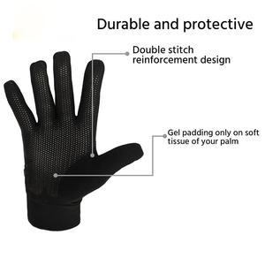 Elite Full Finger Running <b>Gloves</b> Breathable Stretch Fit Touchscreen Silicone Grip Lightweight Outdoor Training Cycling Hiking - Product Image 6
