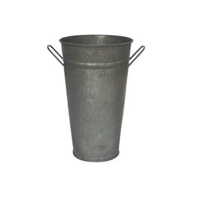 Macetas de Zinc de Gran Tamaño para Jardín, Diseño Exclusivo, Macetero Galvanizado de una Sola Pieza, Macetas y Jardineras para Plantas Artificiales - Product Image 4