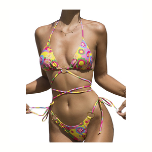 Premium Quality Sublimation Bikini Custom Printed Beach Swimwear Manufacturer Wholesale Supply - Product Image 1