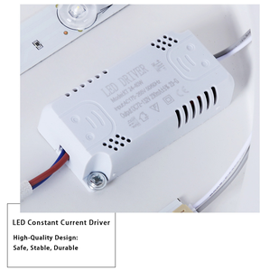 <span class=keywords><strong>Plafonnier</strong></span> LED <span class=keywords><strong>rond</strong></span> carré moderne, diamètre de 230 mm à 880 mm, CCT modulable 3000K-6000K, éclairage encastré en fer et acrylique - Product Image 3