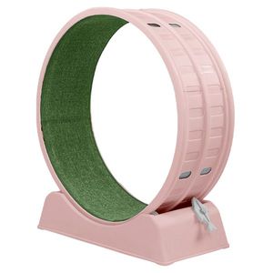 80*34*86CM Pink PP Track Connector Assembly Green Carpet Circular Design 15kg Cat Treadmill 1 Cat Teaser Stick <b>Exercise</b> <b>Wheels</b> - Product Image 1