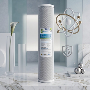 Filtre catalytique au charbon écologique de 5 microns pour la filtration de l'eau potable, matériau certifié NSF, design 2026 en promotion - Product Image 1