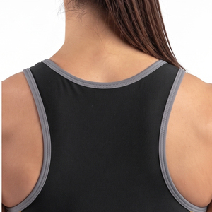 Camiseta de entrenamiento sin mangas con cuello redondo, de alta compresión, transpirable, talla grande, para mujer, ideal para verano y lucha. - Product Image 4